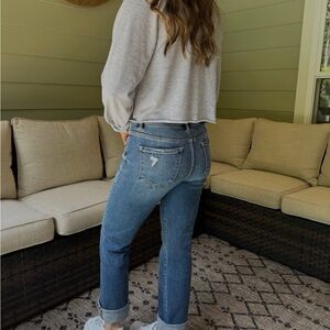 Classic Blue Straight Leg Jeans